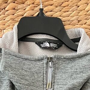 The North Face Heather Gray Zip-Up Jacket